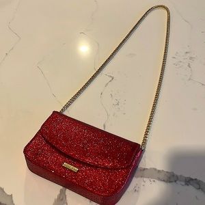 JIMMY CHOO (NWOT) RED EVENING BAG